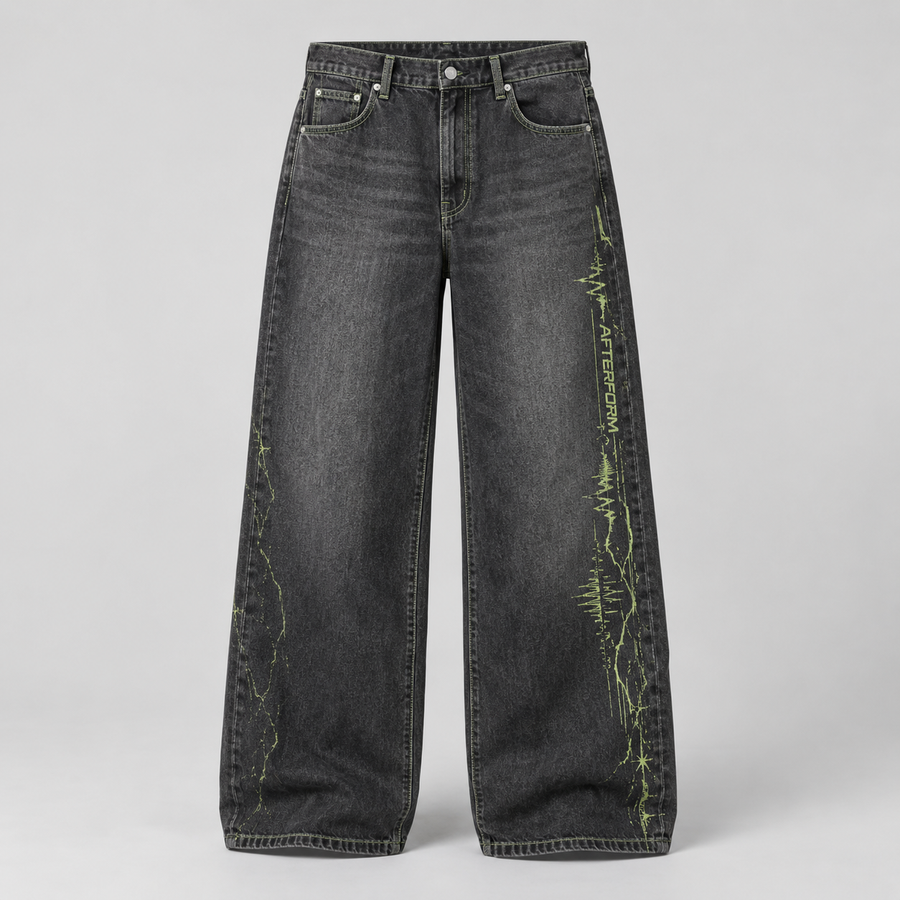 Acid Trace Wide Jeans