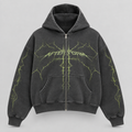 Acid Trace Zip Hoodie