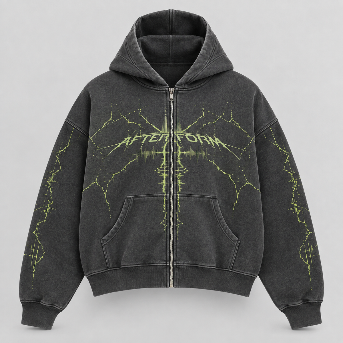 Acid Trace Zip Hoodie