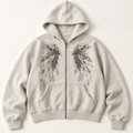 Angel Static Zip Hoodie