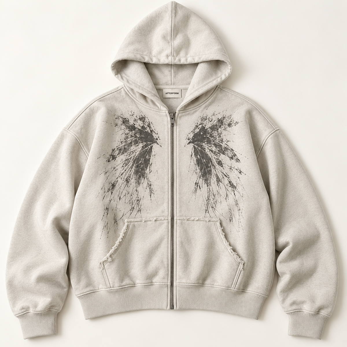 Angel Static Zip Hoodie