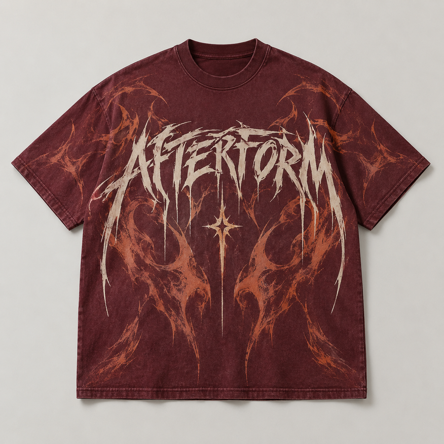 Burnout Script Tee