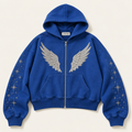 Cobalt Star Zip Hoodie