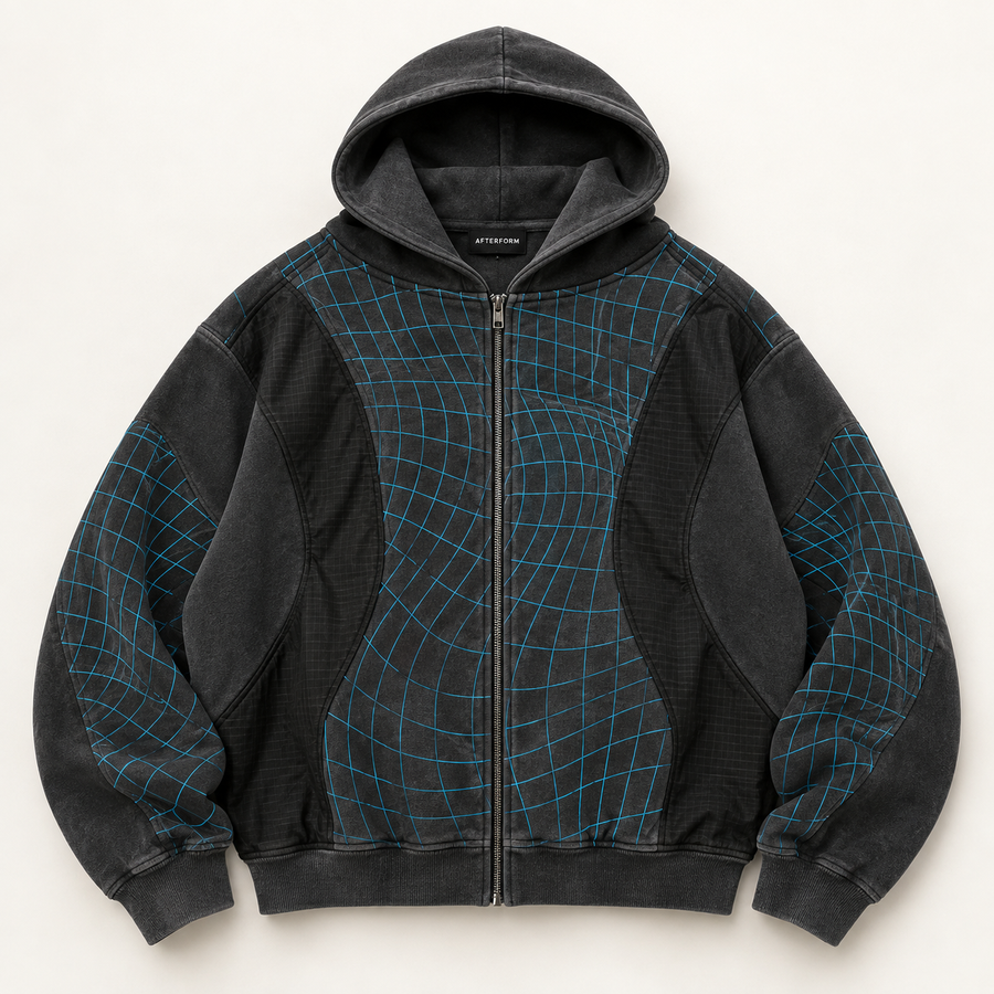 Distortion Panel Hoodie