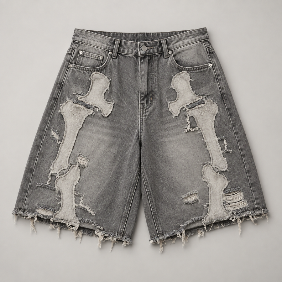 Ghost Denim Shorts