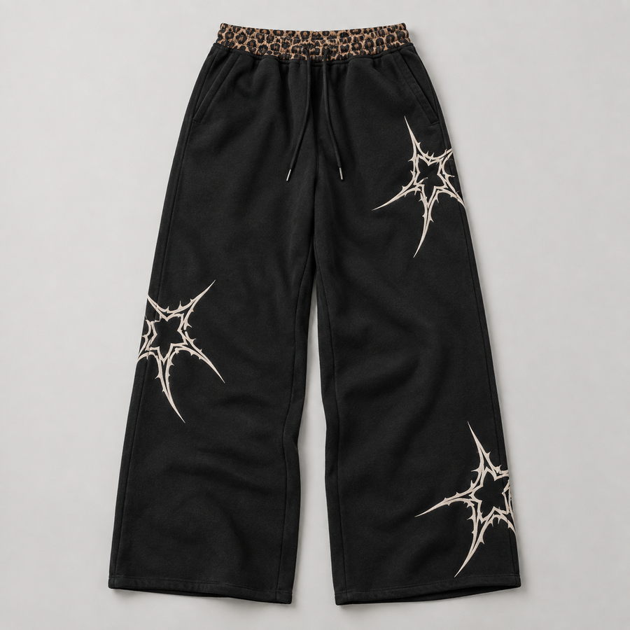 Leopard Layer Sweatpants