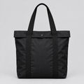 Pressure Ripstop Tote in black ripstop nylon, front view