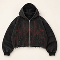 Ruin Hem Zip Hoodie