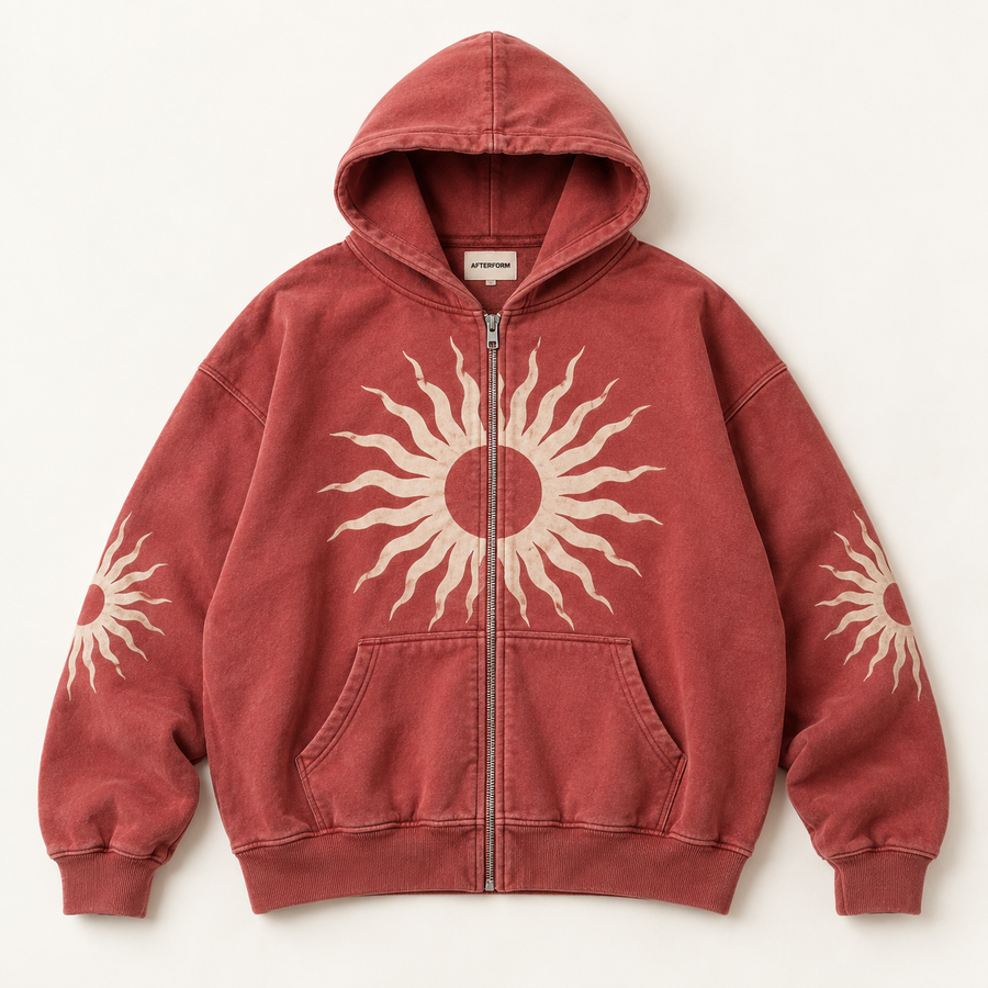 Solar Wash Zip Hoodie