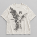 Static Angel Tee in bone