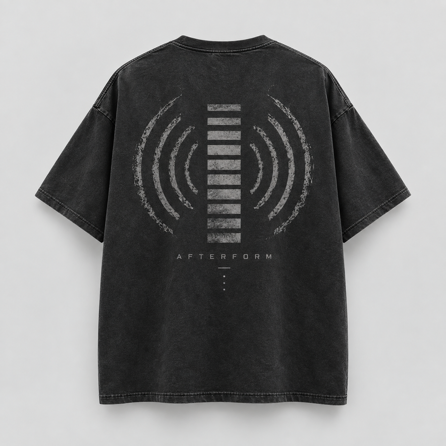 Ash Signal Backprint Tee