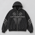 Ash Signal Zip Hoodie