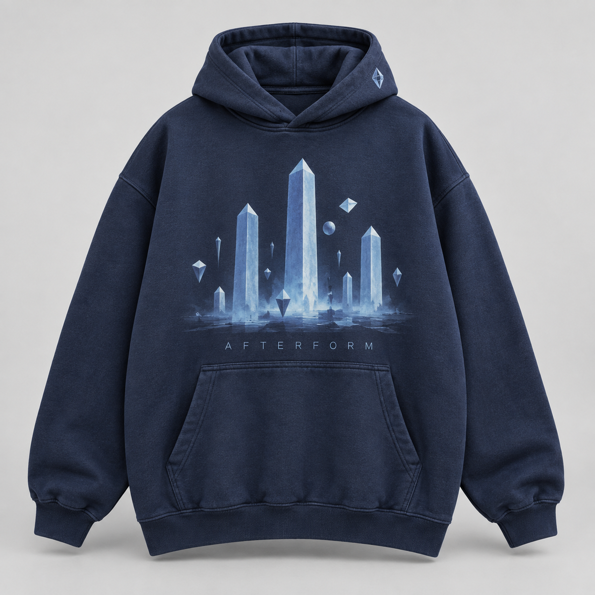 Blue Obelisk Pullover Hoodie