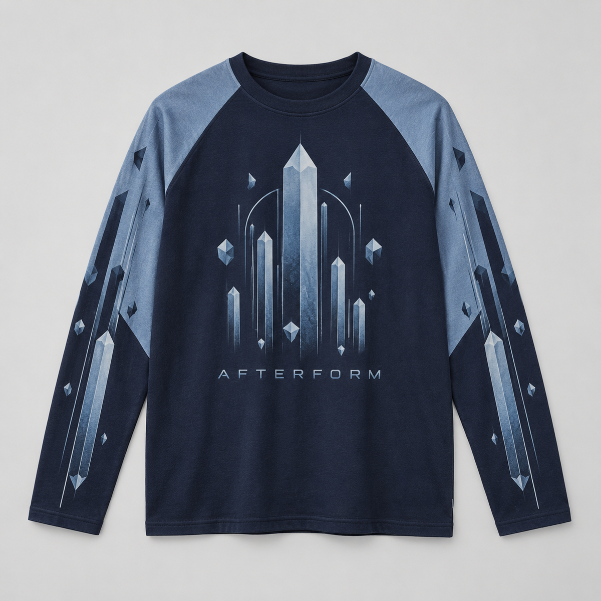 Blue Obelisk Raglan Long Sleeve