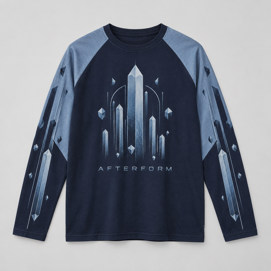 Blue Obelisk Raglan Long Sleeve