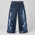 Blue Obelisk Wide Jeans