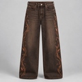 Copper Veil Wide Jeans