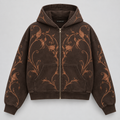 Copper Veil Zip Hoodie