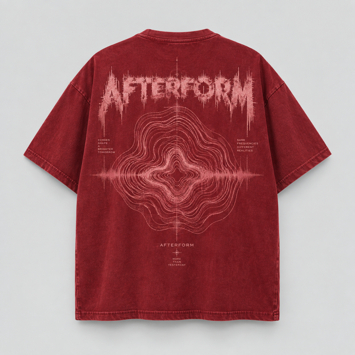 Crimson Echo Backprint Tee