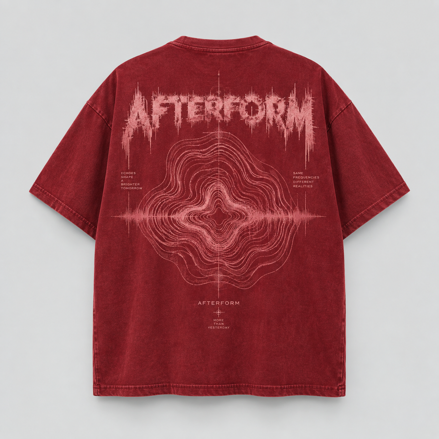 Crimson Echo Backprint Tee
