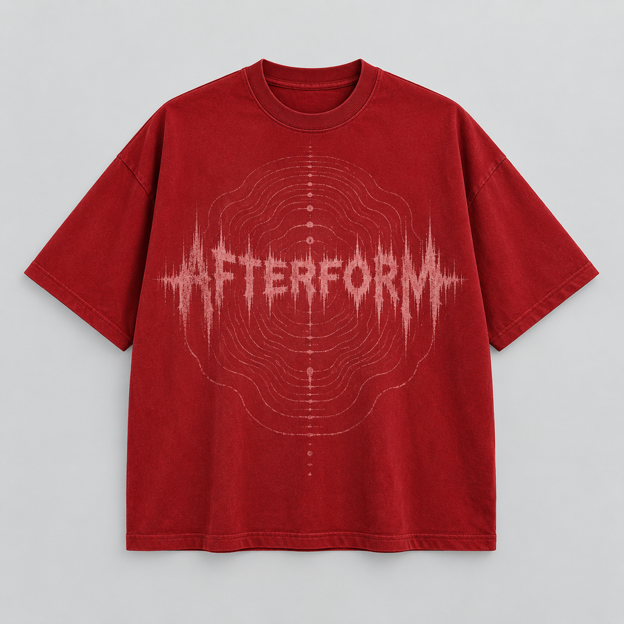 Crimson Echo Box Tee