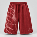 Crimson Echo Court Shorts