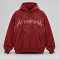 Crimson Echo Pullover Hoodie