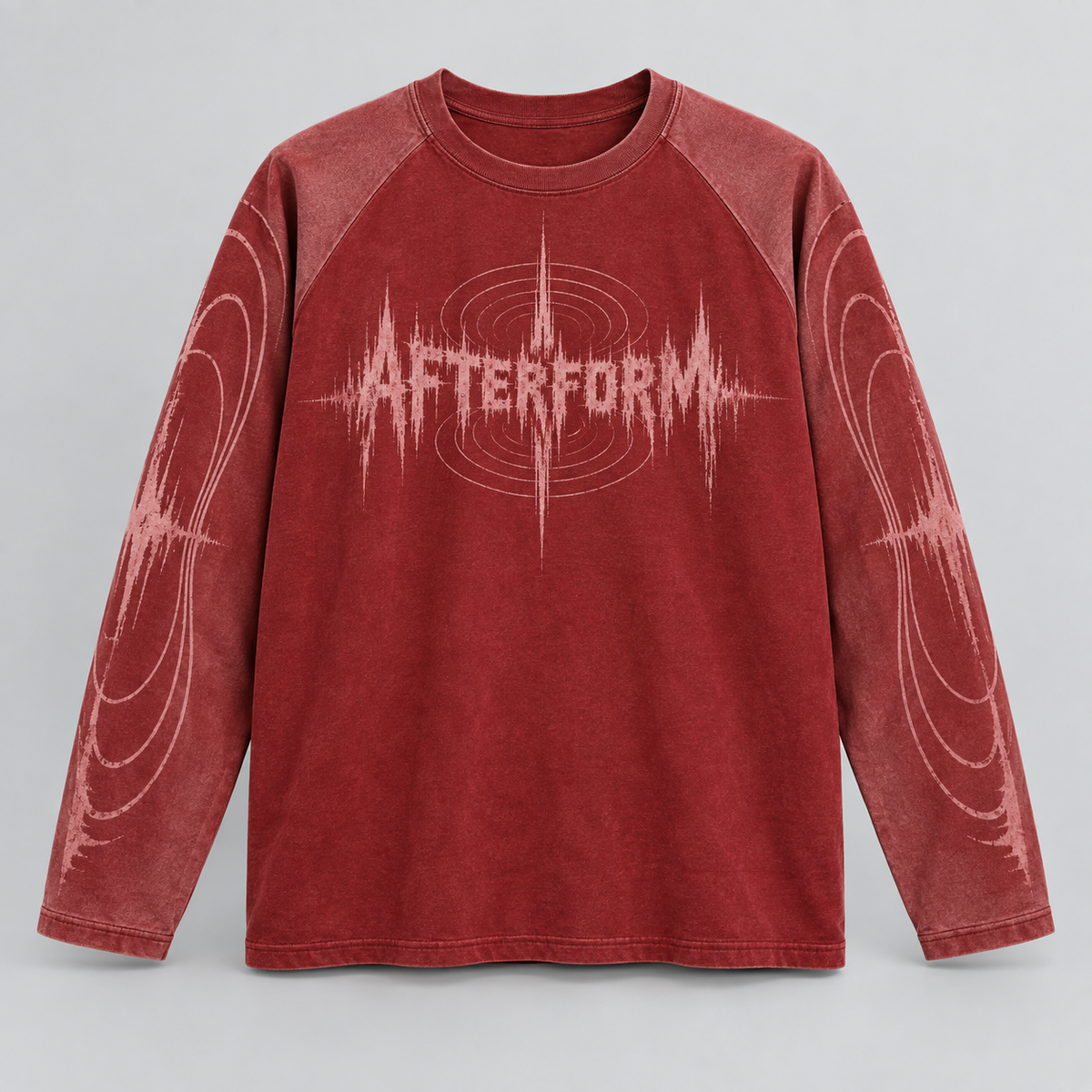 Crimson Echo Raglan Long Sleeve