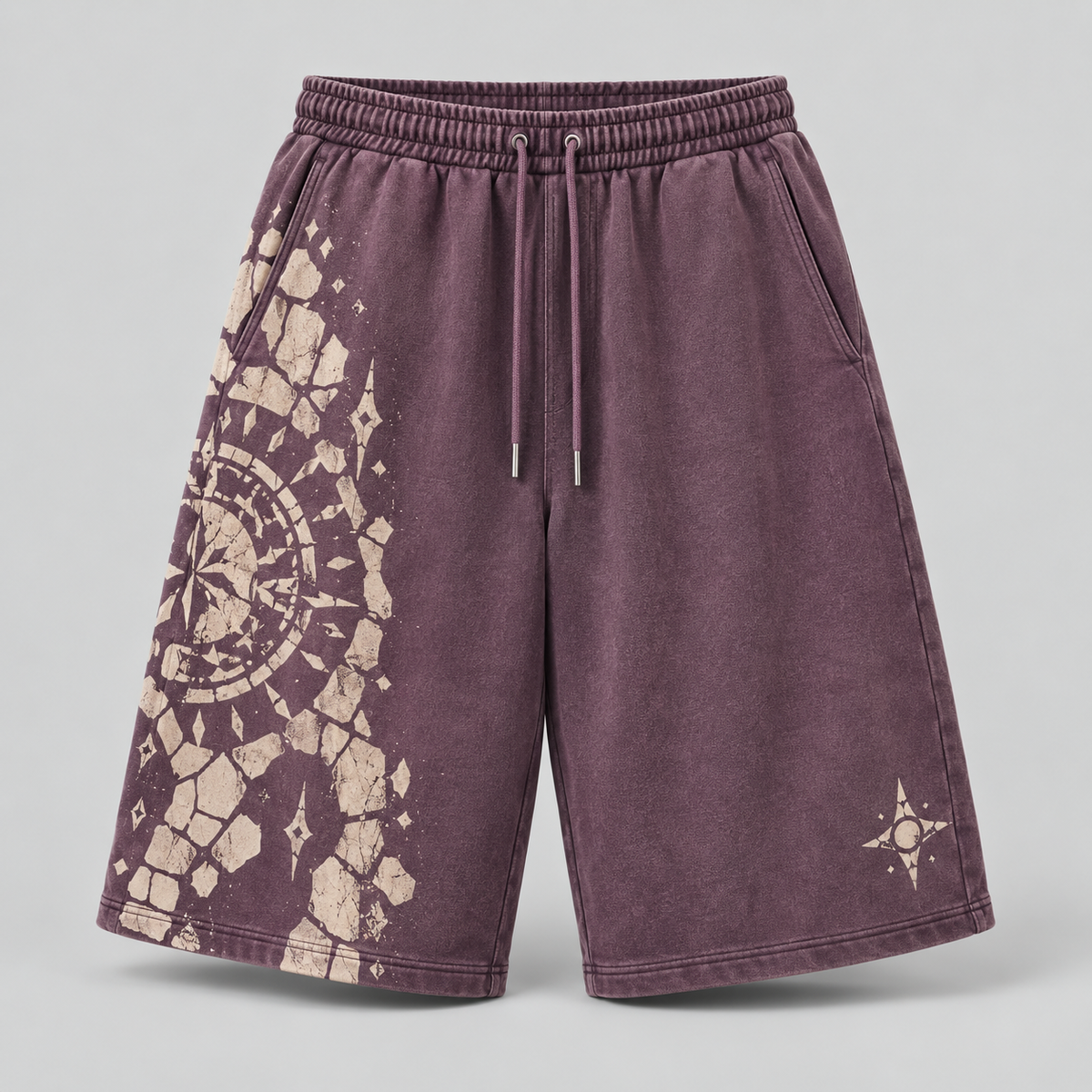 Dusk Mosaic Court Shorts