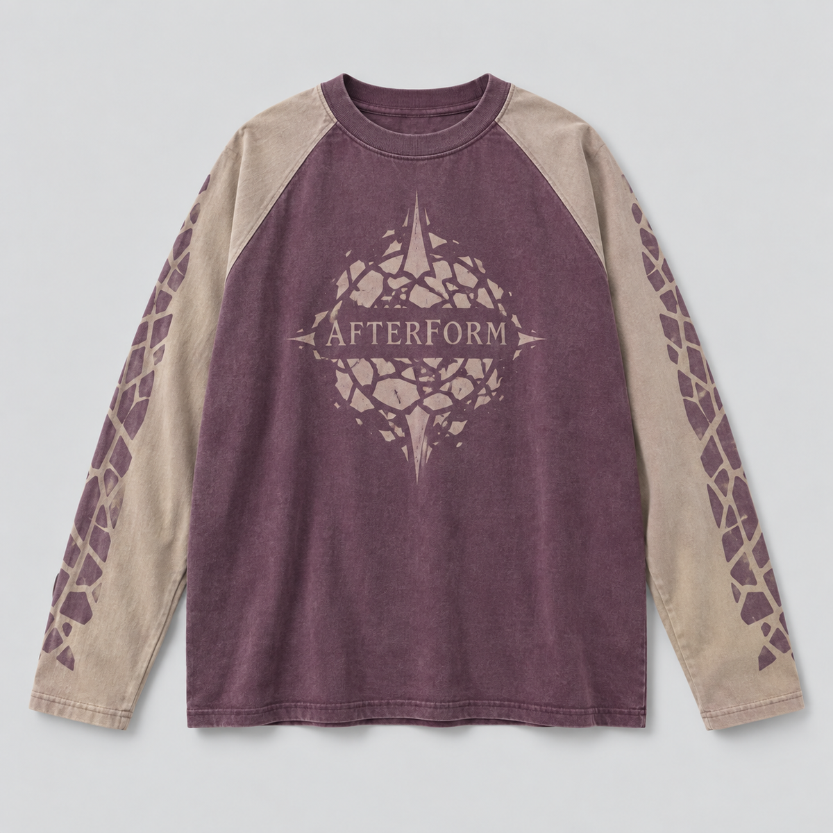 Dusk Mosaic Raglan Long Sleeve