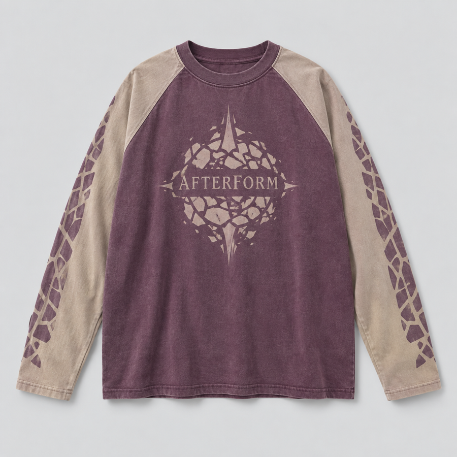 Dusk Mosaic Raglan Long Sleeve
