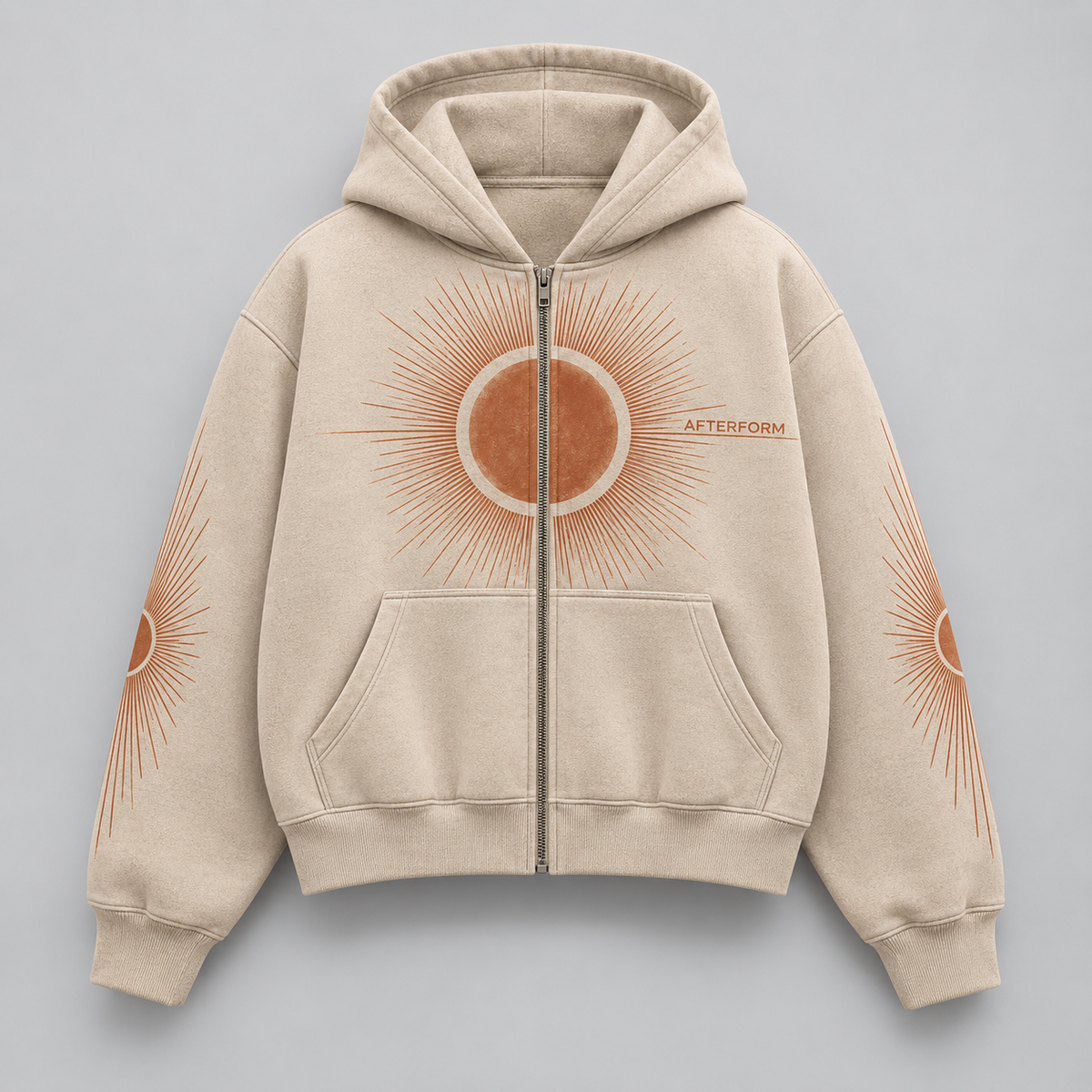 Hollow Sun Zip Hoodie