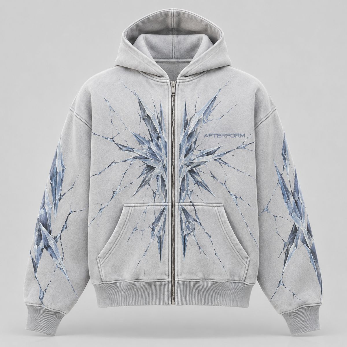 Ice Fracture Zip Hoodie