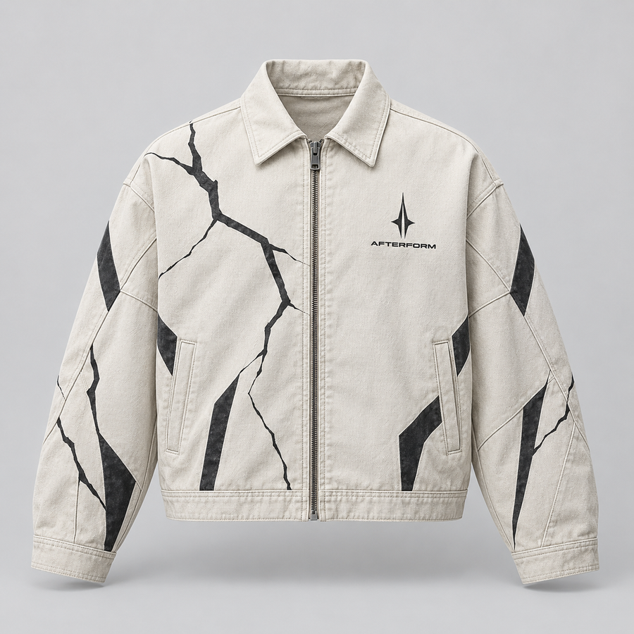 Ivory Rift Panel Jacket