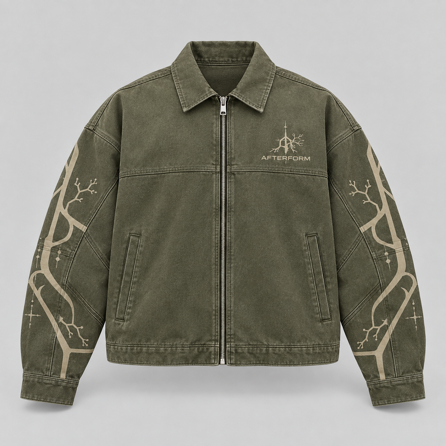 Moss Cipher Panel Jacket