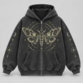 Moth Frequency Zip Hoodie