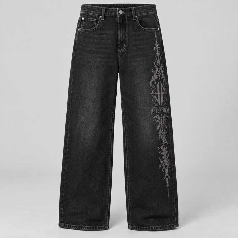 Sable Crest Wide Jeans