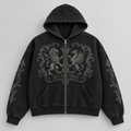 Sable Crest Zip Hoodie
