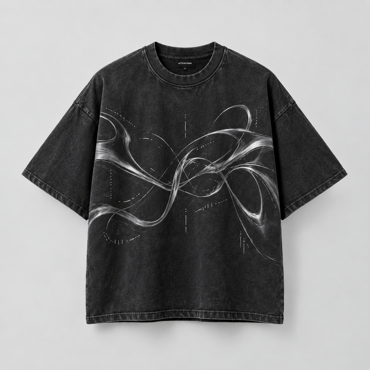 Silver Current Box Tee