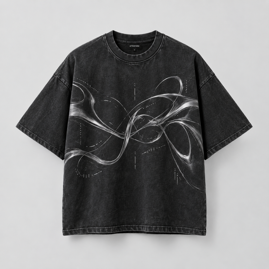 Silver Current Box Tee