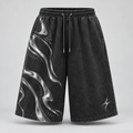Silver Current Court Shorts