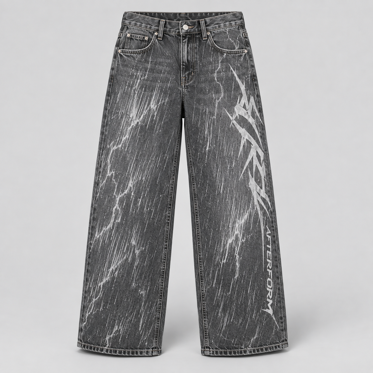 Storm Glyph Wide Jeans