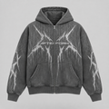 Storm Glyph Zip Hoodie