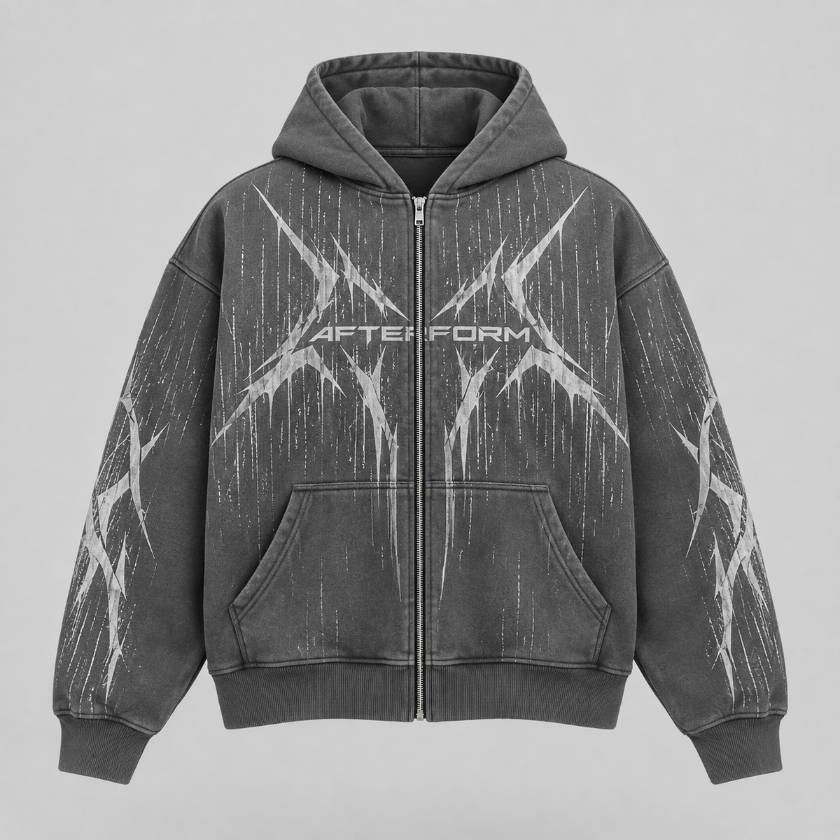 Storm Glyph Zip Hoodie