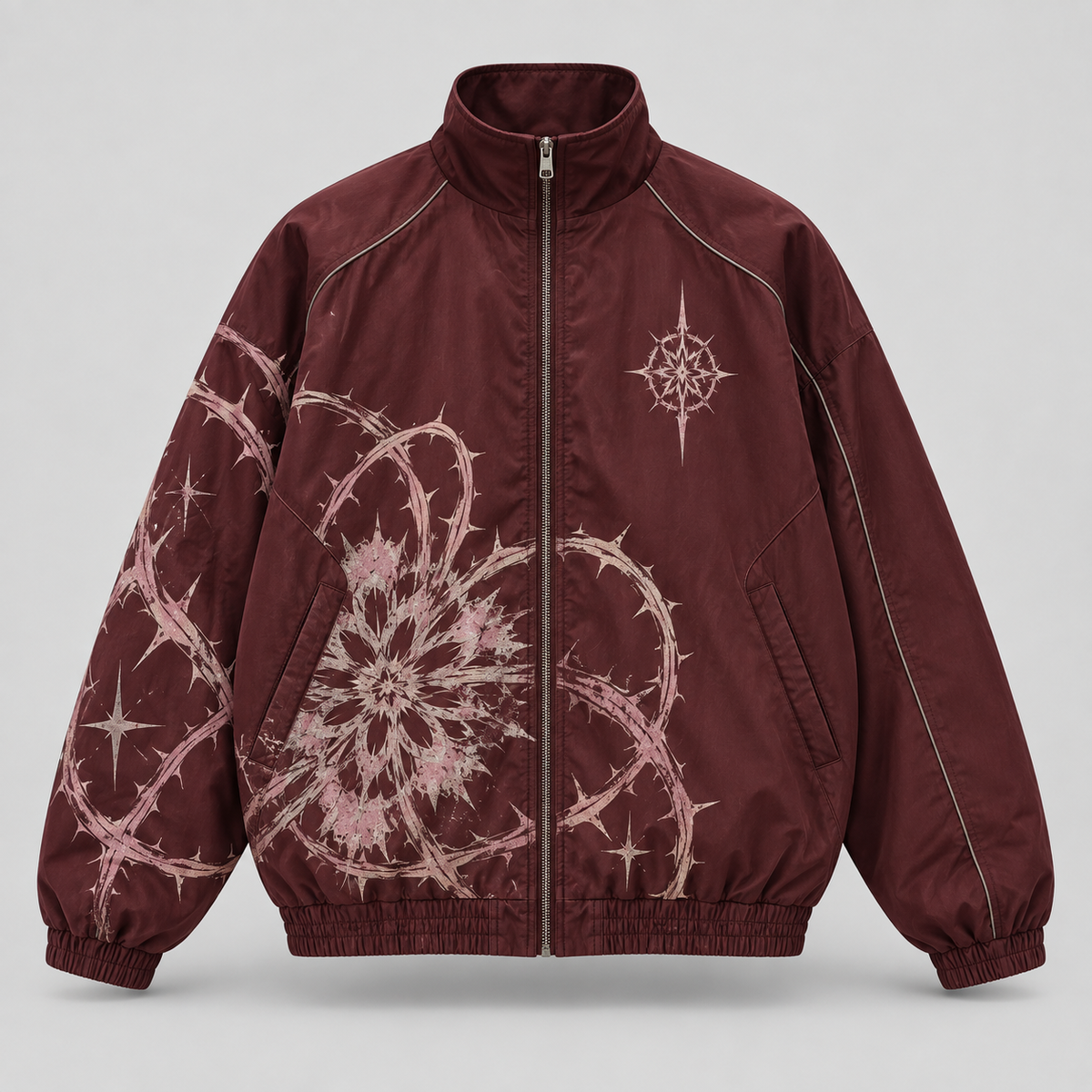 Thorn Rosette Track Jacket