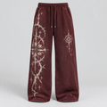 Thorn Rosette Wide Pants