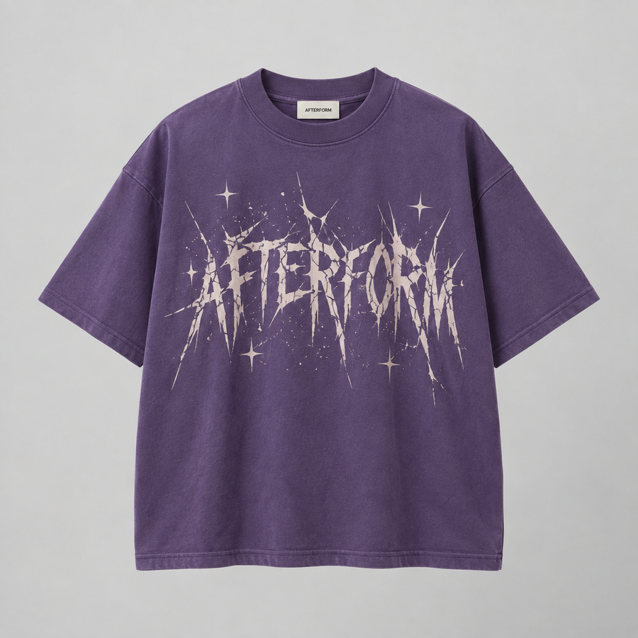Violet Wreck Box Tee