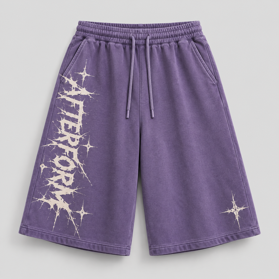 Violet Wreck Court Shorts