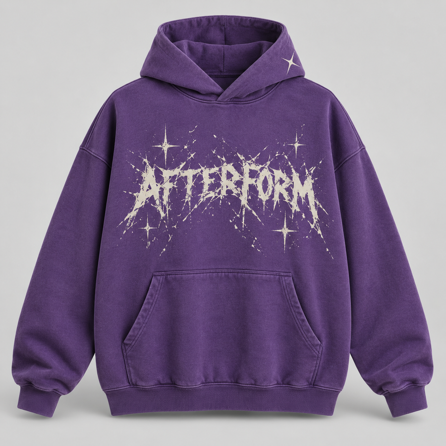 Violet Wreck Pullover Hoodie