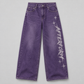Violet Wreck Wide Jeans